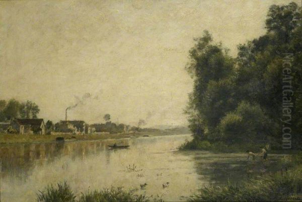 The Seine at la Garenne Saint-Denis - view 1
