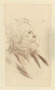 Tristan Bernard by Henri De Toulouse-Lautrec