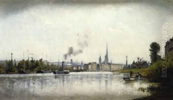 The Seine at Rouen - view 1