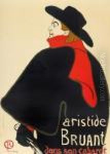 Aristide Bruant by Henri De Toulouse-Lautrec