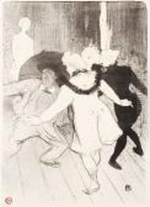 Folies-bergere:les Pudeurs De Monsieur Prudhomme by Henri De Toulouse-Lautrec
