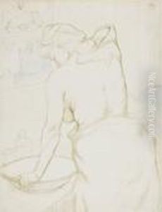 Femme Qui Selave - La Toilette by Henri De Toulouse-Lautrec