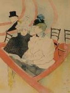 In The Loge by Henri De Toulouse-Lautrec