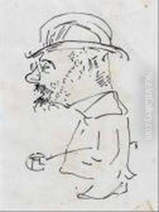 Autoportrait De L'artiste by Henri De Toulouse-Lautrec