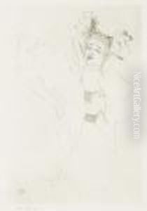 Lender De Face, Dans Chilperic by Henri De Toulouse-Lautrec