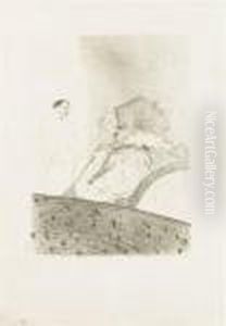 Brandes Dans Sa Loge by Henri De Toulouse-Lautrec