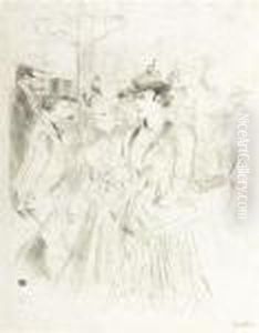 Promenoir by Henri De Toulouse-Lautrec