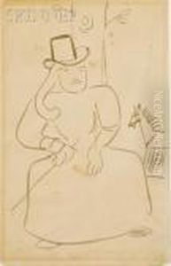 L'amazone by Henri De Toulouse-Lautrec