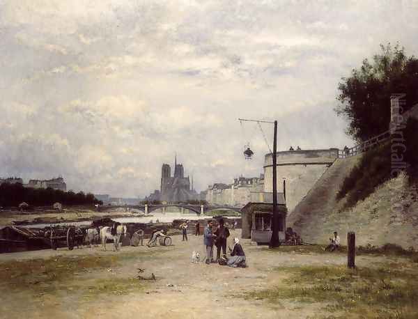 The Louviers Quay at Pont Sully - view 1