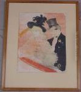 Au Concert by Henri De Toulouse-Lautrec