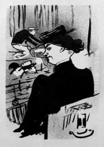 Le Cafe Concert by Henri De Toulouse-Lautrec