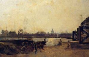 View of the Port in the Afternoon Sun by Stanislas Lepine