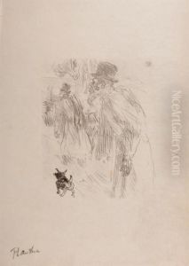 Au Pied Du Sinai by Henri De Toulouse-Lautrec