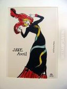 Jane Avril by Henri De Toulouse-Lautrec