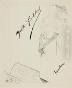 Yvette Guilbert by Henri De Toulouse-Lautrec