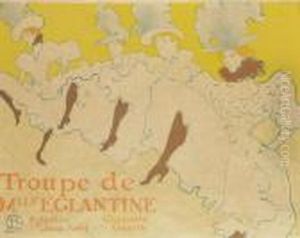 La Troupe De Mademoiselle Eglantine by Henri De Toulouse-Lautrec