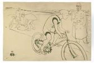 Cycle Michael. by Henri De Toulouse-Lautrec