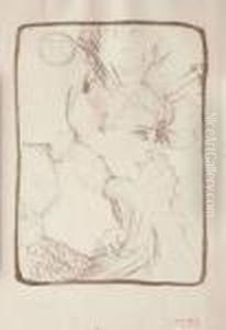 Mademoiselle Marcelle Lender En Buste. by Henri De Toulouse-Lautrec