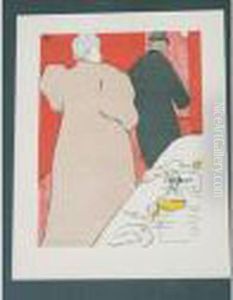 Le Couple by Henri De Toulouse-Lautrec