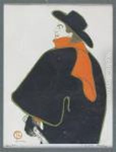Aristide Bruant Dans Son Cabaret by Henri De Toulouse-Lautrec