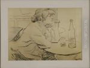 Absinthe Drink by Henri De Toulouse-Lautrec