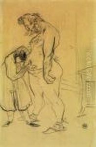 L'auscultation by Henri De Toulouse-Lautrec