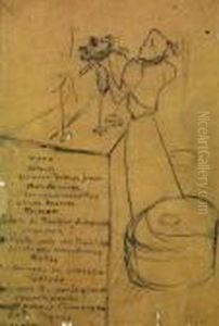 La Modiste Chez Madame Renee Vert by Henri De Toulouse-Lautrec