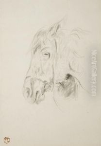 Tete De Cheval by Henri De Toulouse-Lautrec