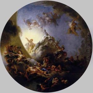 Sunrise with the Chariot of Apollo c. 1672 by Charles de La Fosse