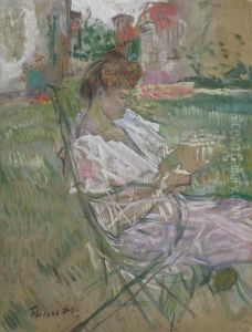 Madame Misia Natanson by Henri De Toulouse-Lautrec