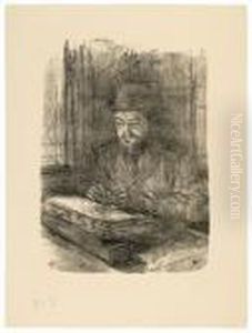 Le Bon Graveur, Adolphe Albert. by Henri De Toulouse-Lautrec