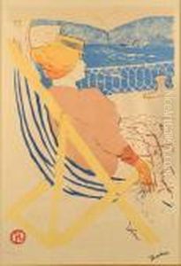 La Passagere Du 54 - Promenade En Yacht by Henri De Toulouse-Lautrec