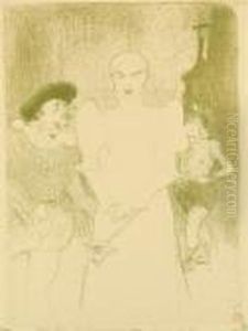A L'opera, Mme Caron Dans Faust (delteil 49; Adhemar 52; Wittrock 39) by Henri De Toulouse-Lautrec