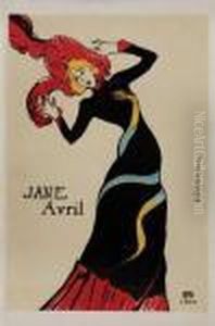 Jane Avril by Henri De Toulouse-Lautrec