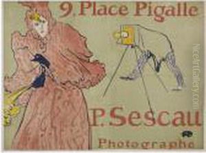 Le Photograph Sescau by Henri De Toulouse-Lautrec