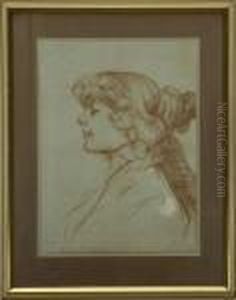 Portrait Of Awoman by Henri De Toulouse-Lautrec