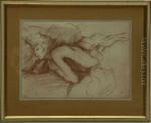 Nude by Henri De Toulouse-Lautrec