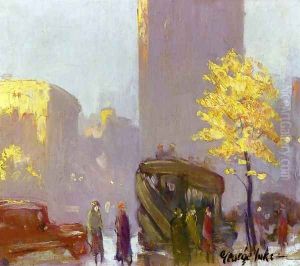 Fifth Avenue, New York by George Luks