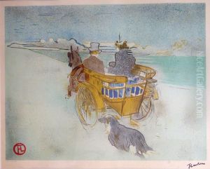 La Caleche by Henri De Toulouse-Lautrec