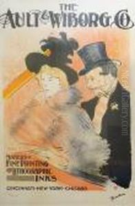 The Ault & Wiborg Co by Henri De Toulouse-Lautrec