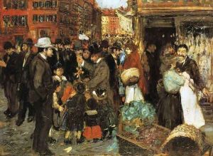 Hester Street by George Luks