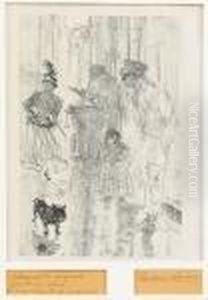 Le Marchand De Marrons by Henri De Toulouse-Lautrec