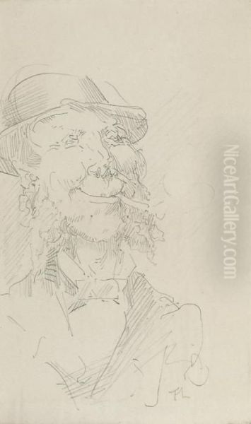 Portrait D'homme A Favoris - view 1