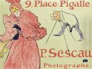 Le Photographe Sescau by Henri De Toulouse-Lautrec