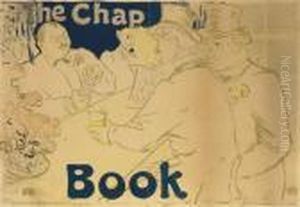 Irish And American Bar, Rue Royale -- The Chap Book by Henri De Toulouse-Lautrec