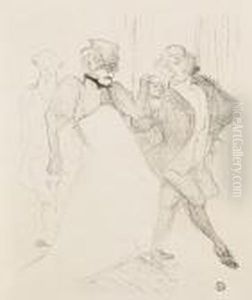Rejane Et Galipaux Dans Madame Sans-gene by Henri De Toulouse-Lautrec