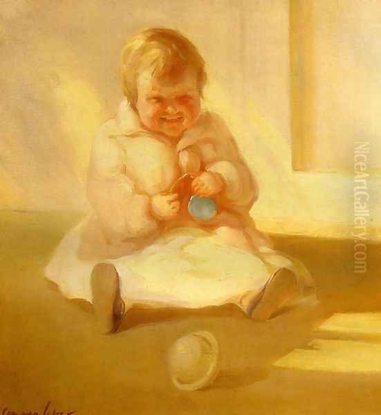 Child with a Toy - view 1