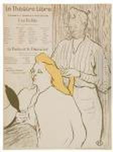 La Coiffure, Programme Du Theatre Libre by Henri De Toulouse-Lautrec