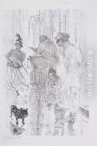 La Marchand De Marrons by Henri De Toulouse-Lautrec