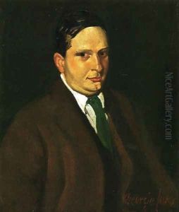The Green Tie by George Luks